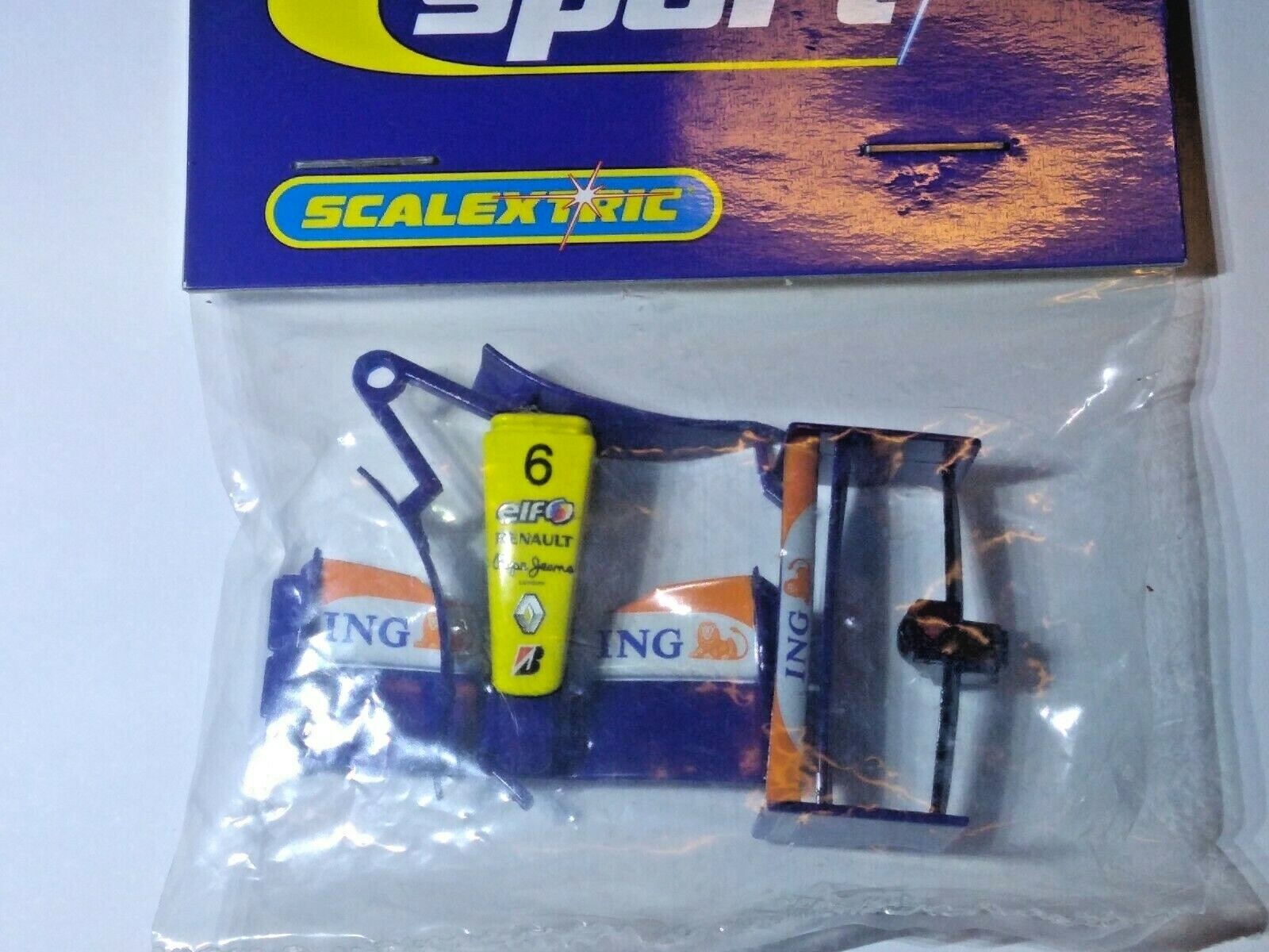 Scalextric Renault R28 F1 C2864 Front & Rear Wing & Barge Board, W9713 ...