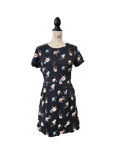 Alice McCall blue white floral midi dress organza sleeves Vneck cutout  detail | eBay