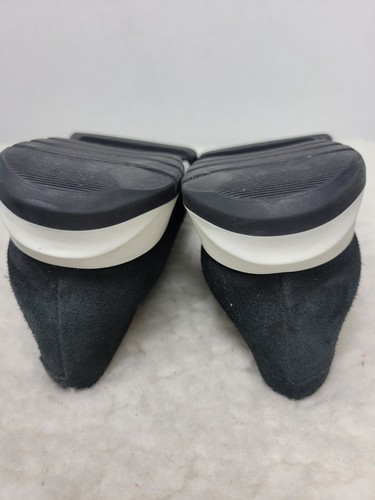 Aquatalia Karsyn Womens Sneaker Size 9.5 Black Suede Weatherproof Slip On Shoes - Picture 11 of 14