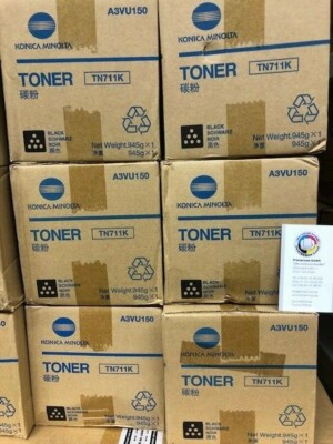 A3VU150 Konica Minolta bizhub Toner TN711K schwarz C654 C754 (e) NEU OVP