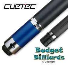 CUETEC CYNERGY 12.5mm Carbon SVB Sapphire Blue Pool Cue 95-132DE - Bundle