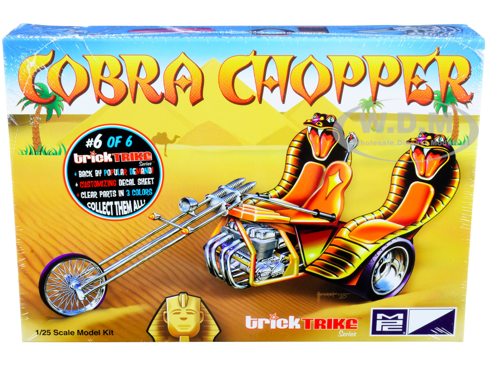 НАБОР МОДЕЛЕЙ SKILL 2 COBRA CHOPPER TRICK TRIKES СЕРИИ TRICK TRIKES В МАСШТАБЕ 1/25 ОТ MPC MPC896