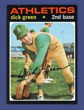 1971 TOPPS Dick Green #258  NM MT