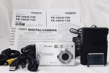  EXCELLENT   Olympus FE-150 Digital Compact Camera Fully Works From Japan