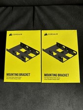 Lot of 2 Corsair Mounting Bracket For Dual Solid-State Drive CSSD-BRKT2