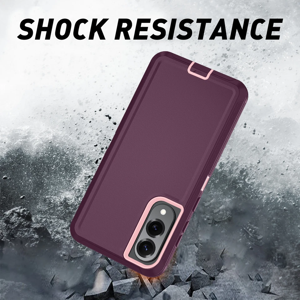 For Samsung Galaxy S25 Edge Case Heavy Duty High Impact Rugged 3Layer Hard Cover - Image 4 of 4
