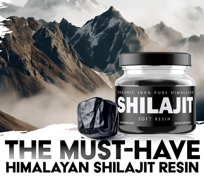 Résine Pure De Shilajit Himalayenne - Pot 30 G (60 Doses) - Complément Alimentaire Bio