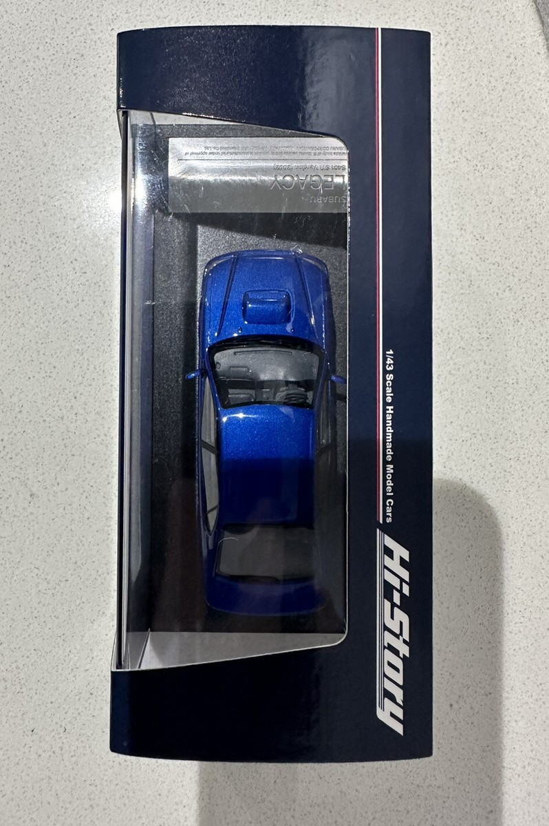Buy Hi-Story HS368BL 1/43 Subaru Legacy S401 STI Version 2002 WR