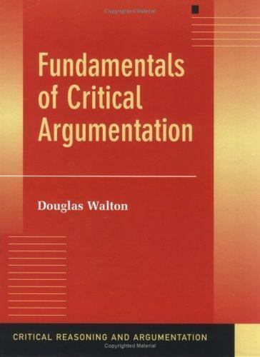 Fundamentals of Critical Argumentation Walton Paperback 9780521530200