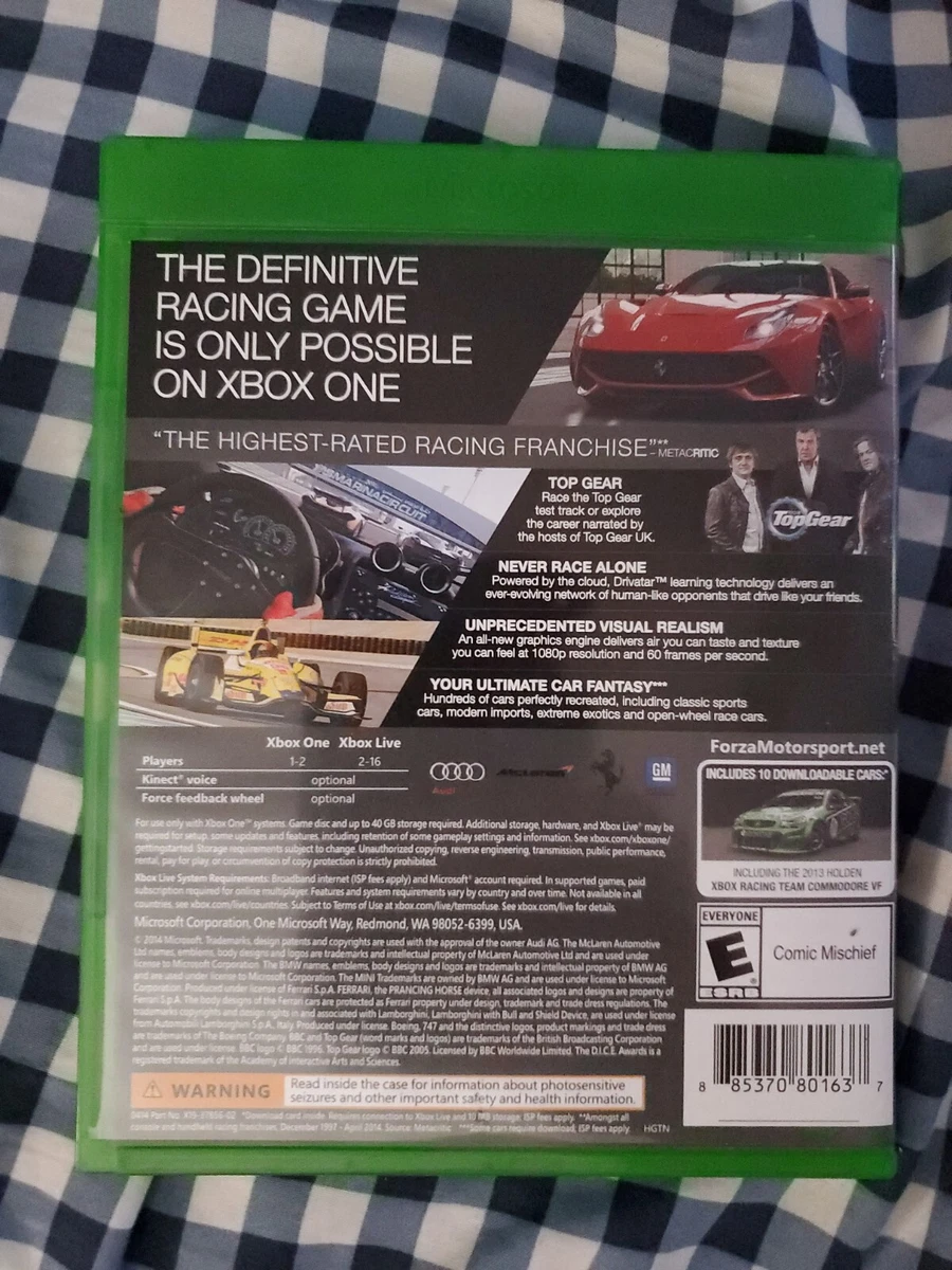 Microsoft Forza Motorsport 5: Racing Game of the Year PK2-00001