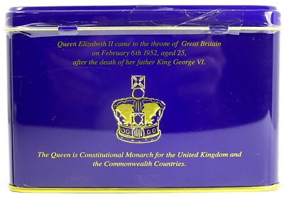 2,QUEEN ELIZABETH II OF GREAT BRITAIN TIN ENGLISH BREAKFAST TEA 40