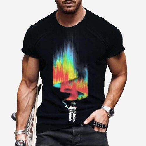 T-Shirt Men Fashion Graphic Short 