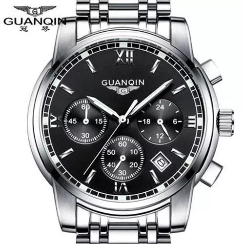 GUANQIN Fashionable Branded Business Watch - Men's / Gents - Stainless Steel - Picture 14 of 17