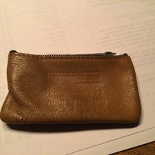 alte Leder Schlüsseltasche VW T1 T2 T3 Audi Quattro - VINTAGE KEY POUCH Braun