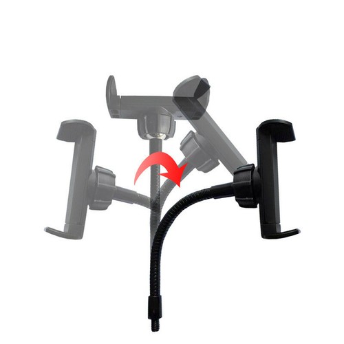 Universal Phone Mount Clip with1/4 Bendable Thread Gooseneck Tube for ring Light - Photo 3 sur 3
