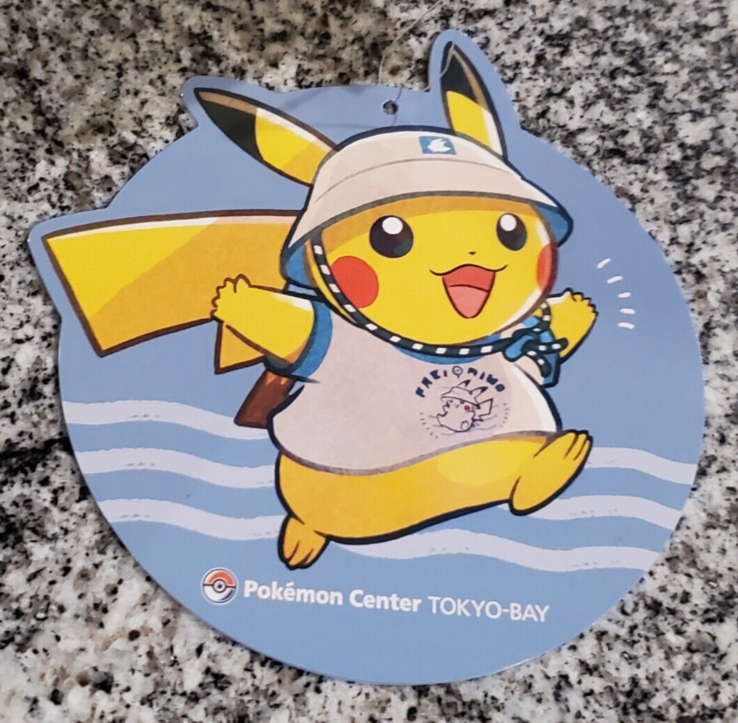 Full Size Bucket Hat Pikachu Tokyo Pika Bay Plush Japanese Pokemon