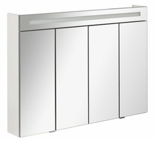 Fackelmann Spiegelschrank Weiß 60/80/90/100/110/120 cm Möbel Made in Germany