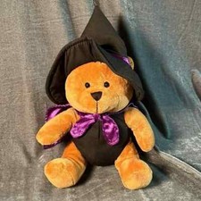 Vintage Hallmark Halloween Witch Bear Plush