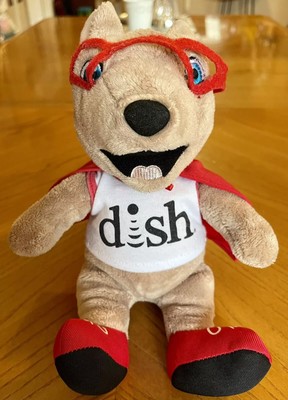 Super Joey Hund Plüsch Geschirr Netzwerk Werbung Promo Stofftier 10 Zoll H2