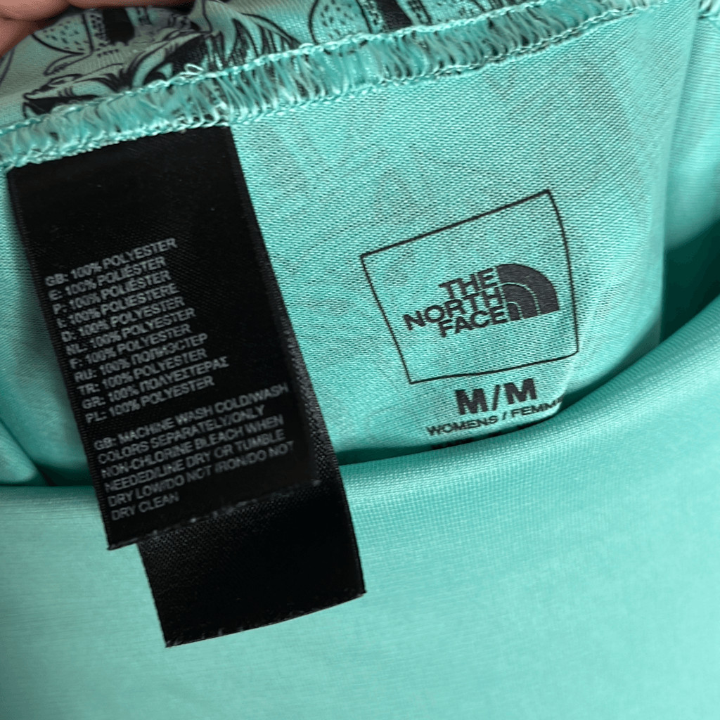 The Northface Fox Cropped Drawstring Joggers Teal… - image 4
