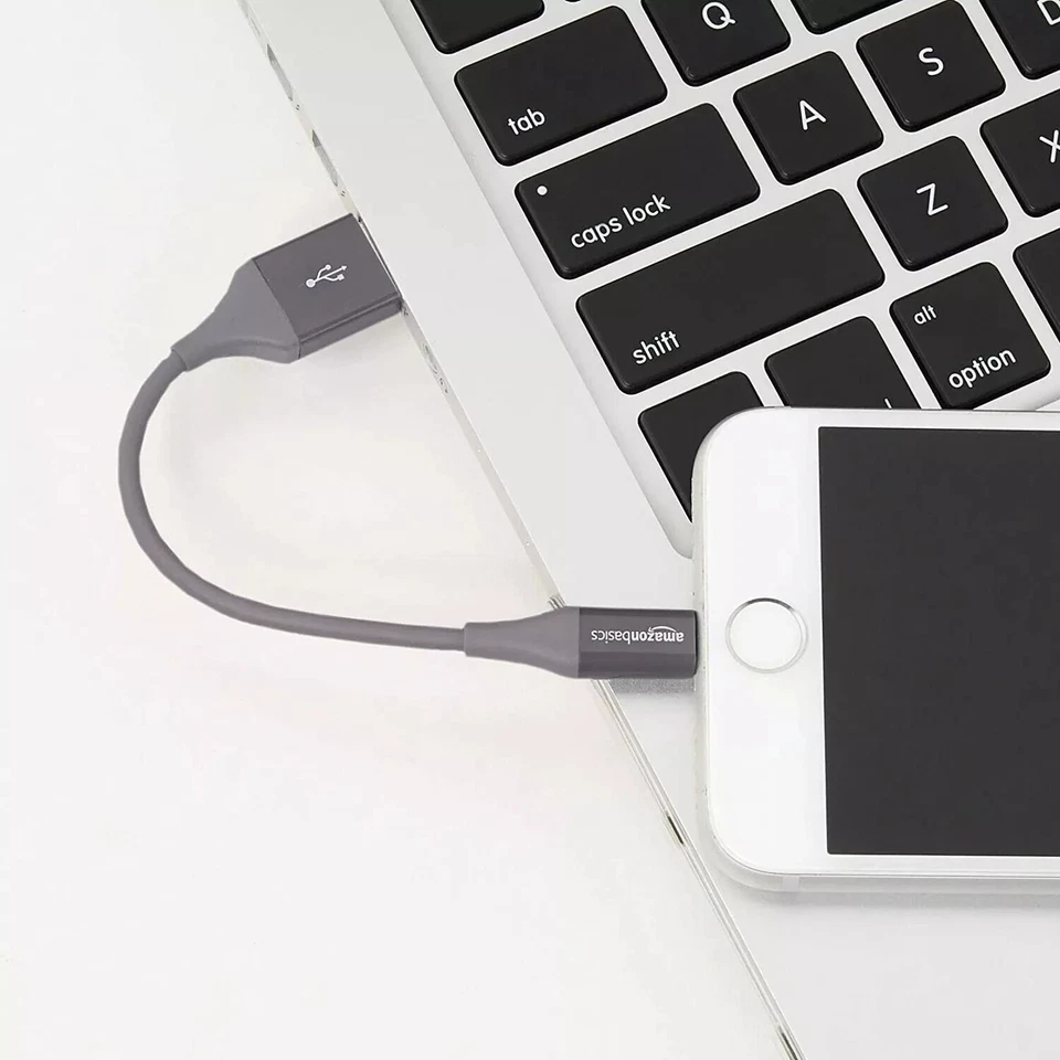 Paquete de 8 - Cable USB A de 4 pulgadas Amazon Basics Foto 3 de 3