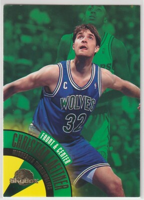 1995 Skybox CHRISTIAN LAETTNER FRONT CENTER #129 Minnesota  Timberwolves