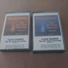 Floyd Cramer The All Time Favorites 1987 Set/2 Cassette Tapes 1 2-RARE