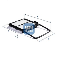 UFI Luftfilter Filtereinsatz Passend FüR Toyota Prius Liftback 1.5 Hybrid