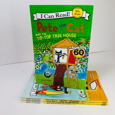 My First I Can Read Ser.: LOT OF 6 PETE THE CAT PB BOOKS Kimberly & James Dean