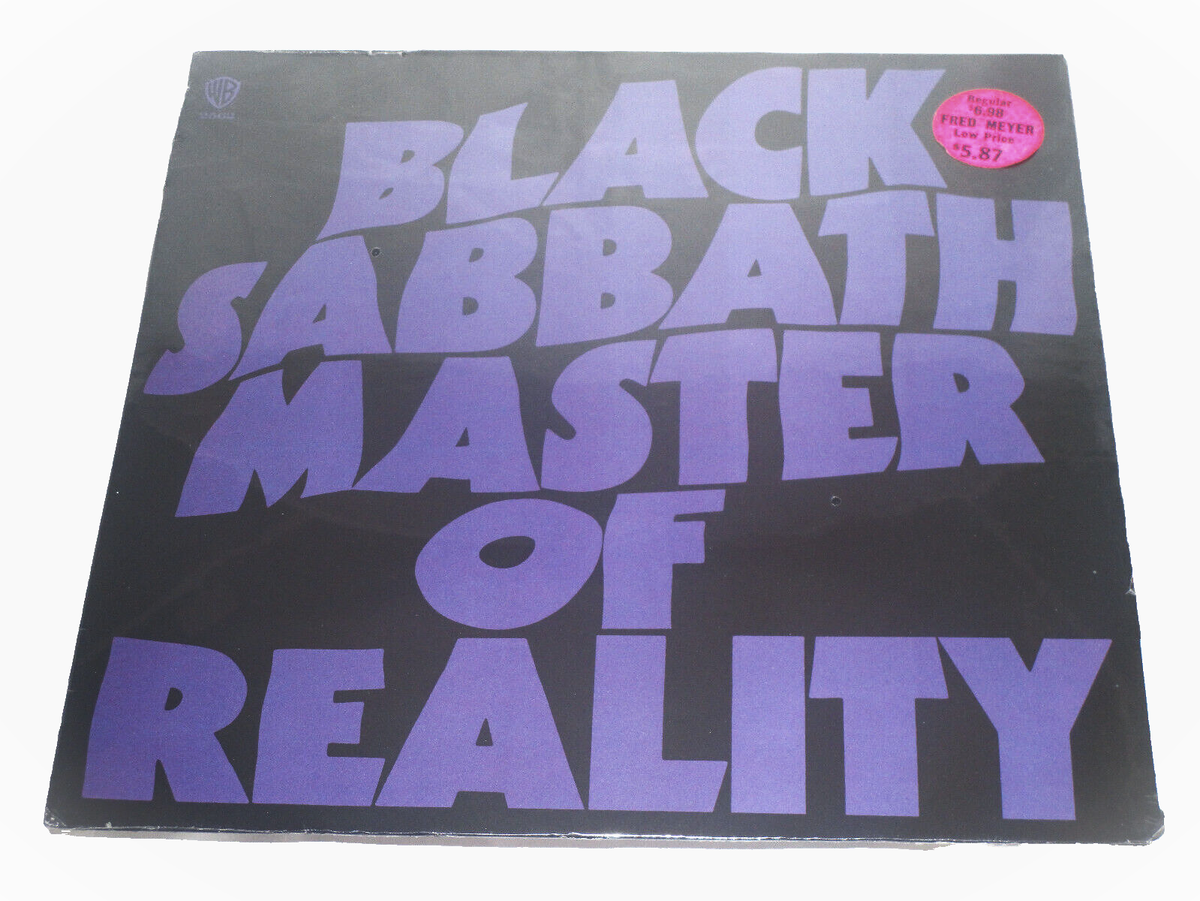 Black Sabbath ‎Master Of Reality Sealed Vinyl Record LP USA 1970's