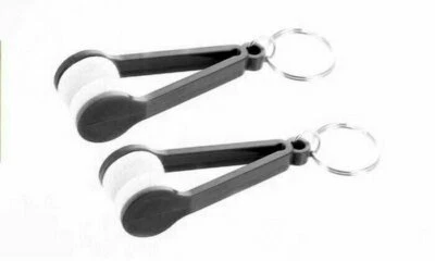 ALAYNA Pocket Eyeglasses Cleaner Microfiber Cloth Lens Spectacles Cleansing Tool 2 Pack