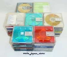 Used MD MiniDisc Lot of 30 SONY Maxell TDK Victor Mixed Brands Recorded NoCase