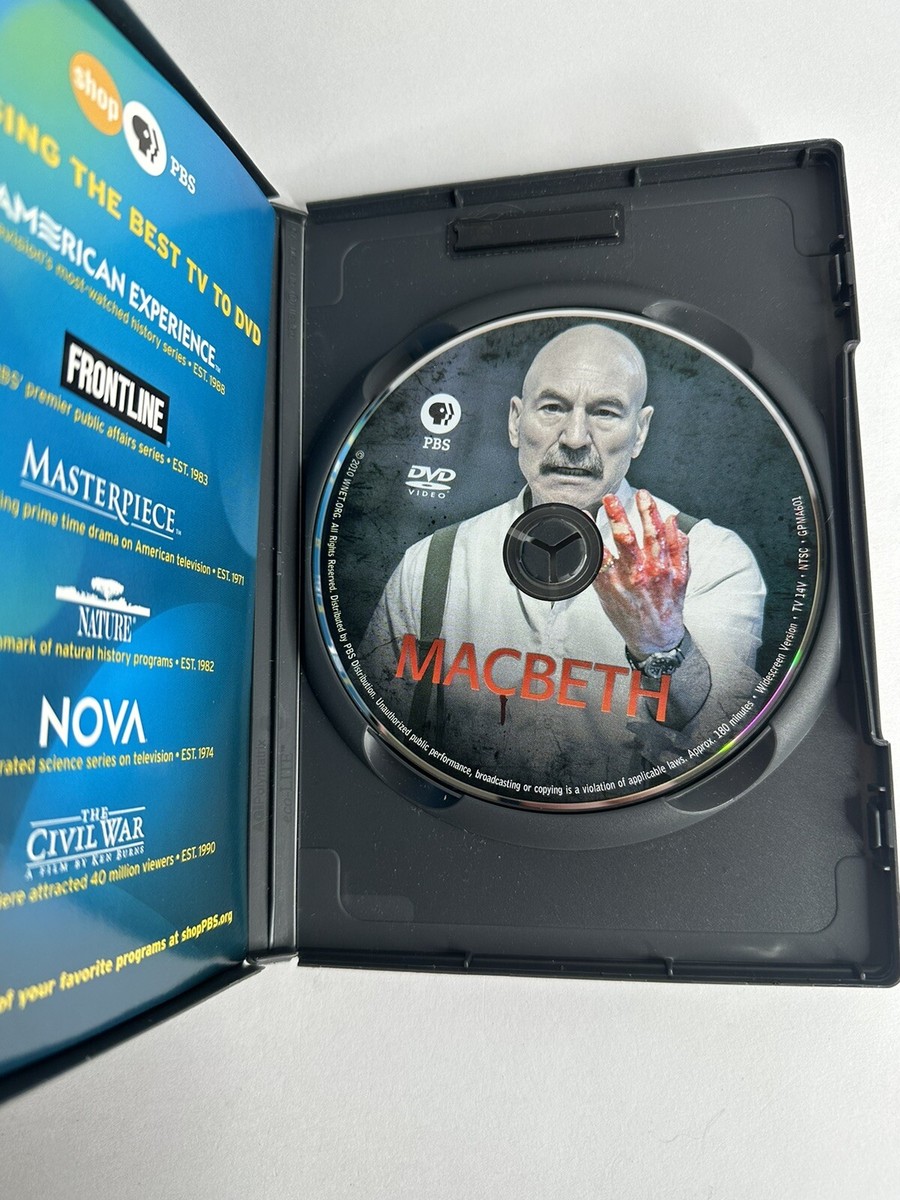 Macbeth (Great Performances) (DVD, 2010) Sir Patrick Stewart