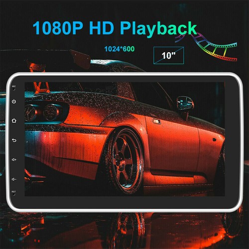 10.1'' Android 10 Car Radio Single 1DIN Touch Screen GPS Wifi MP5 Player - Picture 3 of 12