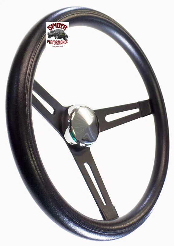 1965-1969 Mercury steering wheel 13 1/2" MUSCLE CAR BLACK - Image 2 of 4