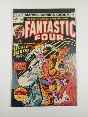Fantastic Four #155 Marvel Comics Silver Surfer Appearance Mark Jewelers FN+