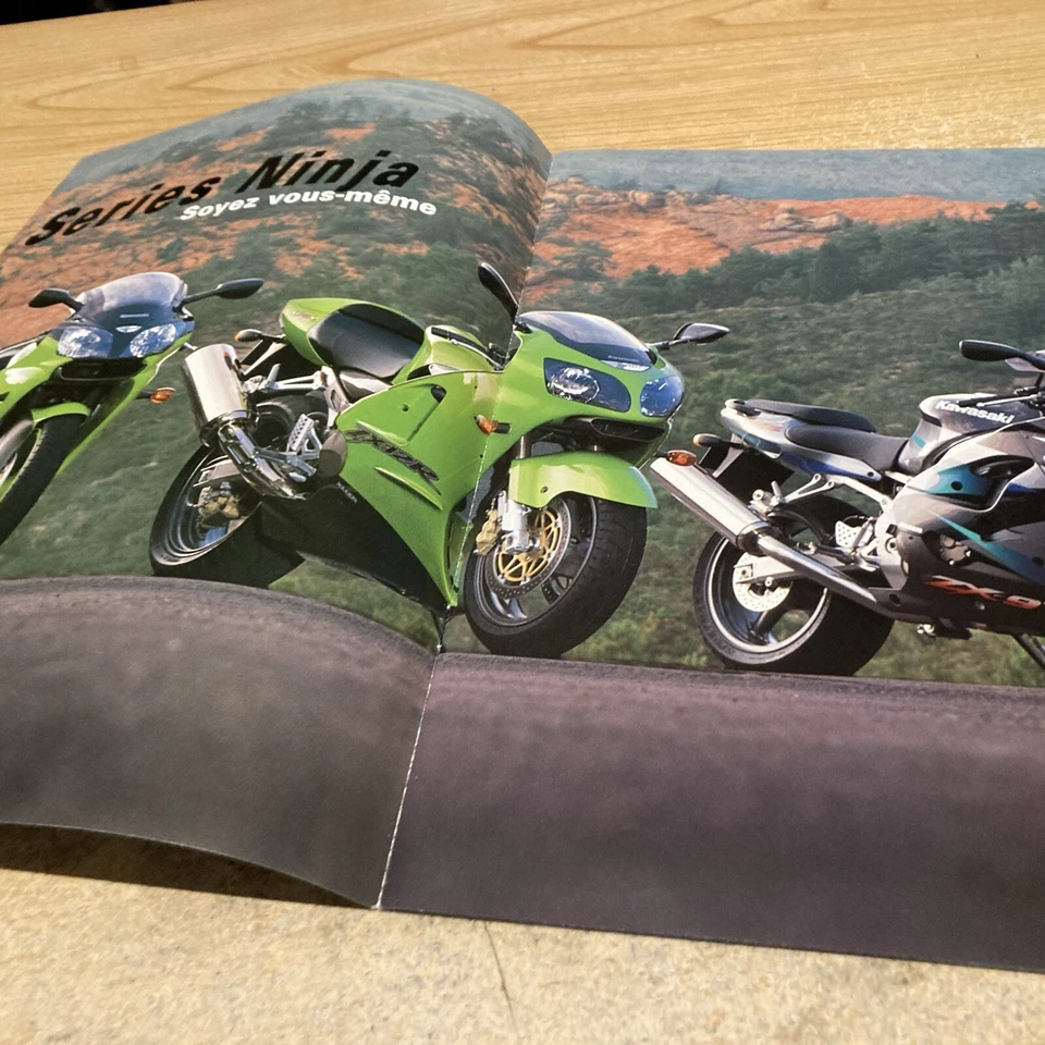 Kawasaki Moto Ninja ZX-12R 1200 ZX-9R 900 ZX-6R 600 Catálogo - Imagen 2 de 4