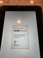 Amazon Kindle Fire HD 7 2ND GEN X43Z60 16GB, Wi-Fi, Charging Cord