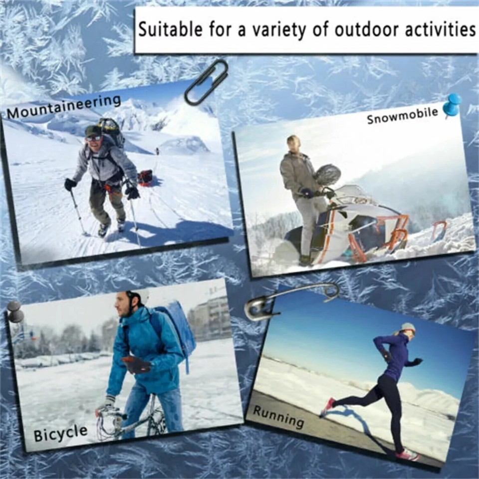 Thermal Windproof Waterproof Winter Gloves Touch Screen Warm Mittens Men Women E - Foto 11