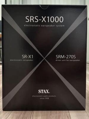 STAX SRS-X1000 Headphones Entry System SR-X1 SRM-270S set Brand New 