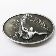 Surfer 3D Surfing Ocean Wave Beach Surf Metal Belt Buckle
