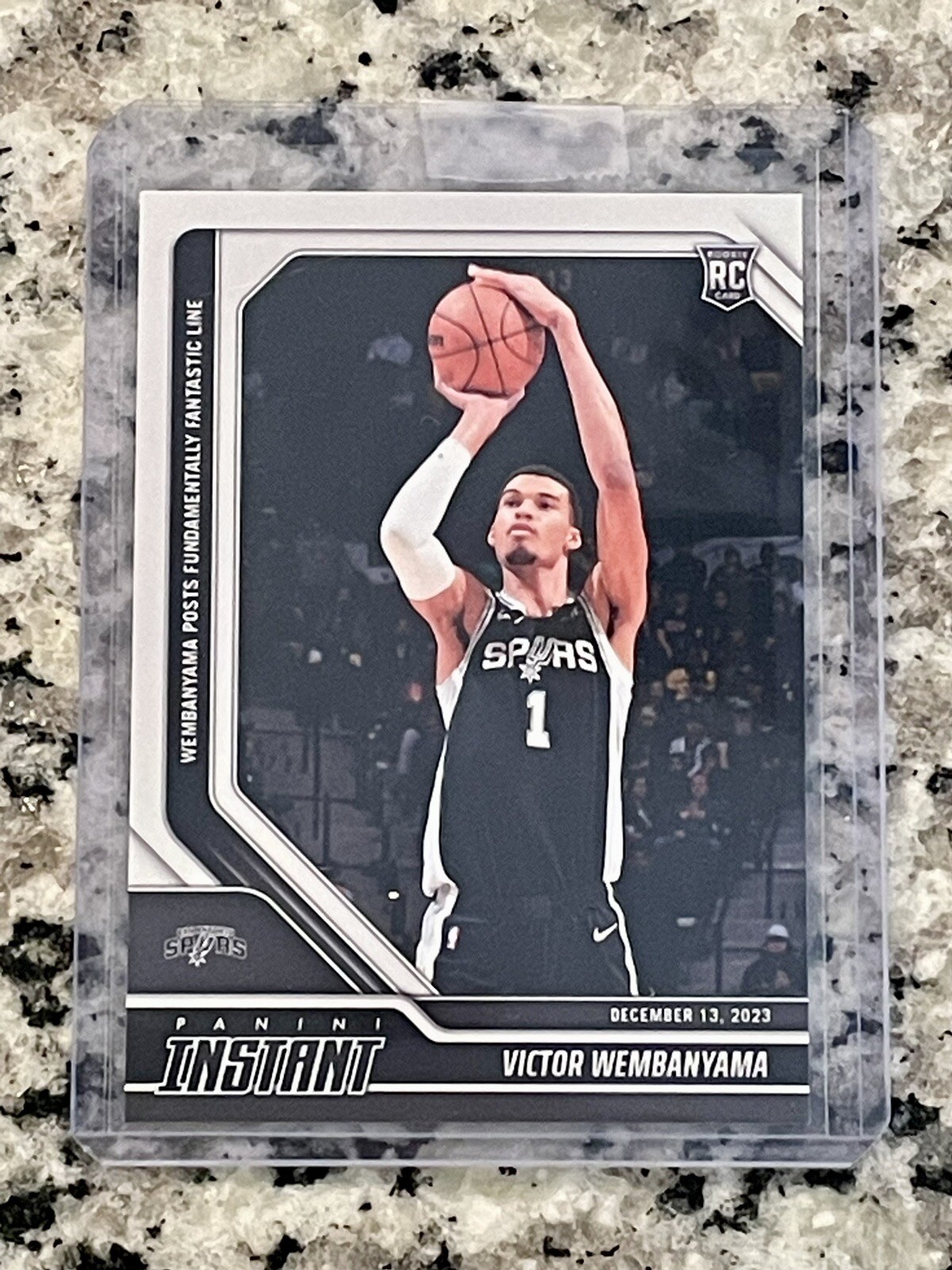 Victor Wembanyama 2023-2024 Panini Instant #162 Rookie Card RC San Antonio Spurs