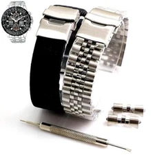 Steel Silicone Replacement Watch Band Citizen Skyhawk AT JY0000-53E U600-S041341