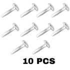 8x18mm Paper Fasteners Silver Round Head Brads Split Pins for Office Home 10 PCS