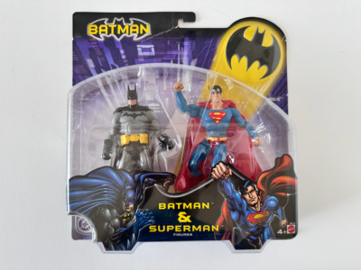 The World's Finest! DC Superheroes 6'' Batman & Superman 2-Pack Mattel 2003