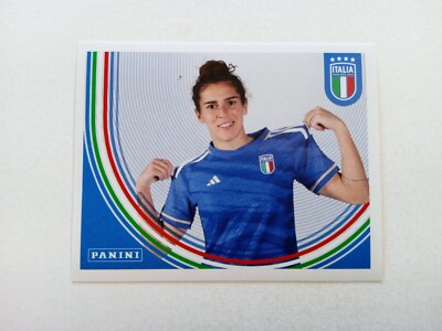 FIGURINE FOOTBALLERS PANINI AZZURRI 2023 BERGAMASCHI n 58 WITH VELINA