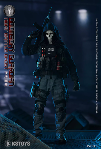 Modellino 1:6 KSToys Doomsday Guardian 12" Night Battle COD Ghost KS-21001 - Foto 3 di 24