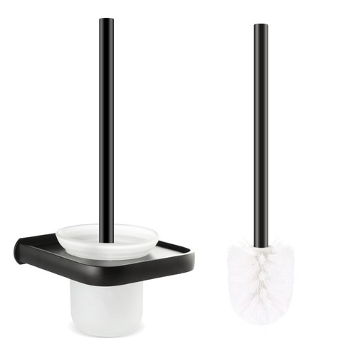 1 set With Lid Toilet Brush Toilet Brush And Holder With Space aluminum Handle - Picture 8 of 8