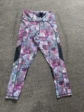 Boux Avenue Activewear Gym Running Sports Cropped Leggings Size 8 RRP £35