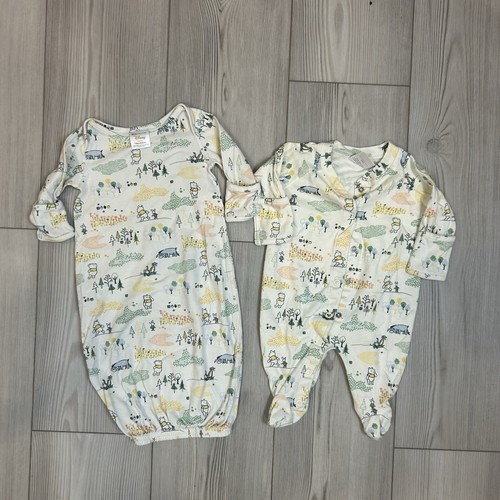 Disney Collection By Hanna Andersson Winnie The Pooh Sleep Gown & One Piece